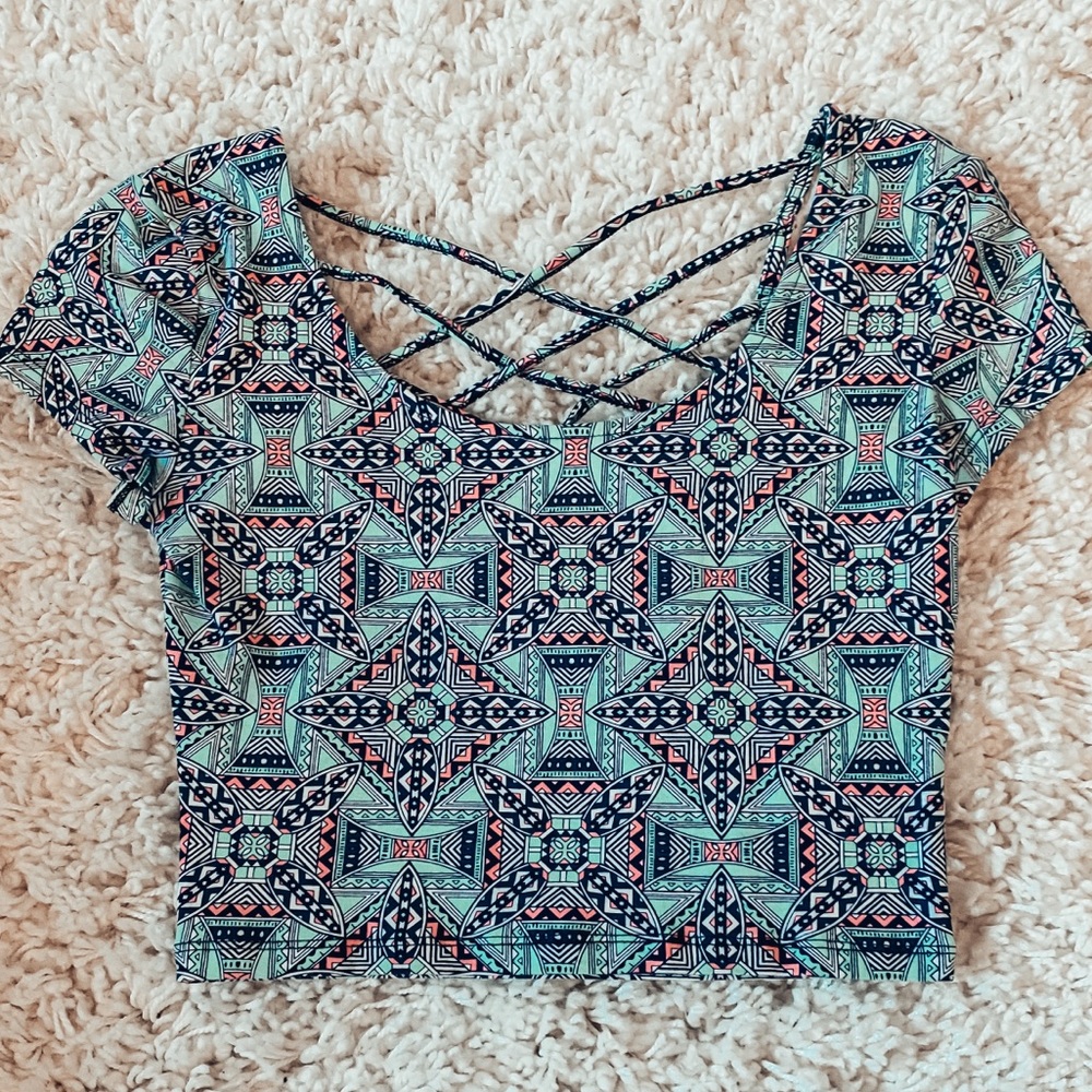 Criss-Cross Crop Top